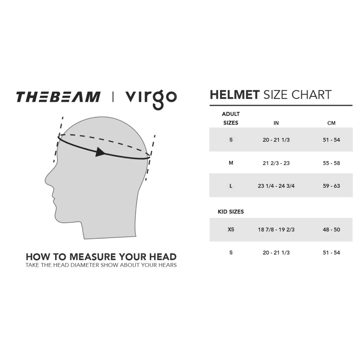 VIRGO ACCESS | Bike Helmet with Lights
