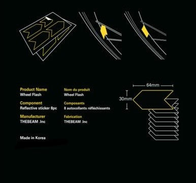 WHEEL FLASH Fahrrad-Reflektoren