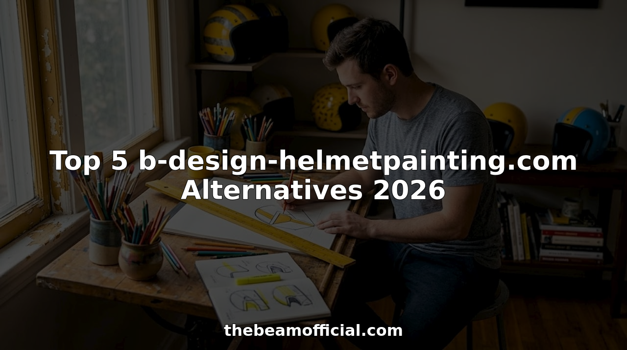 Designer sketching custom helmet artwork in studio