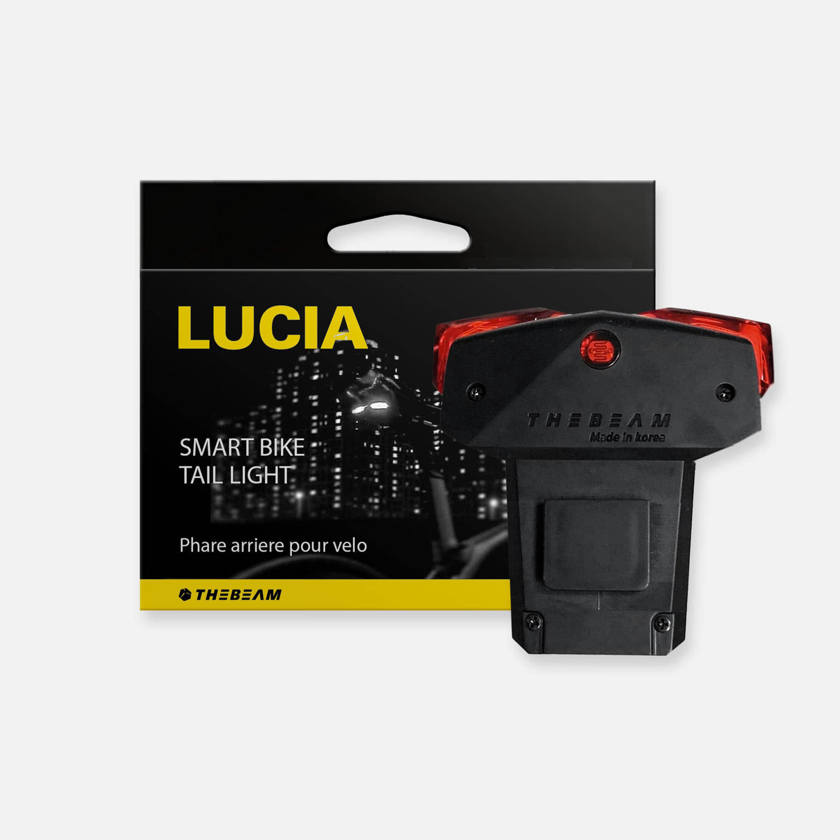 LUCIA | Luz trasera de bicicleta inteligente