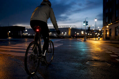 Cyclist showing visibility from multiple angles