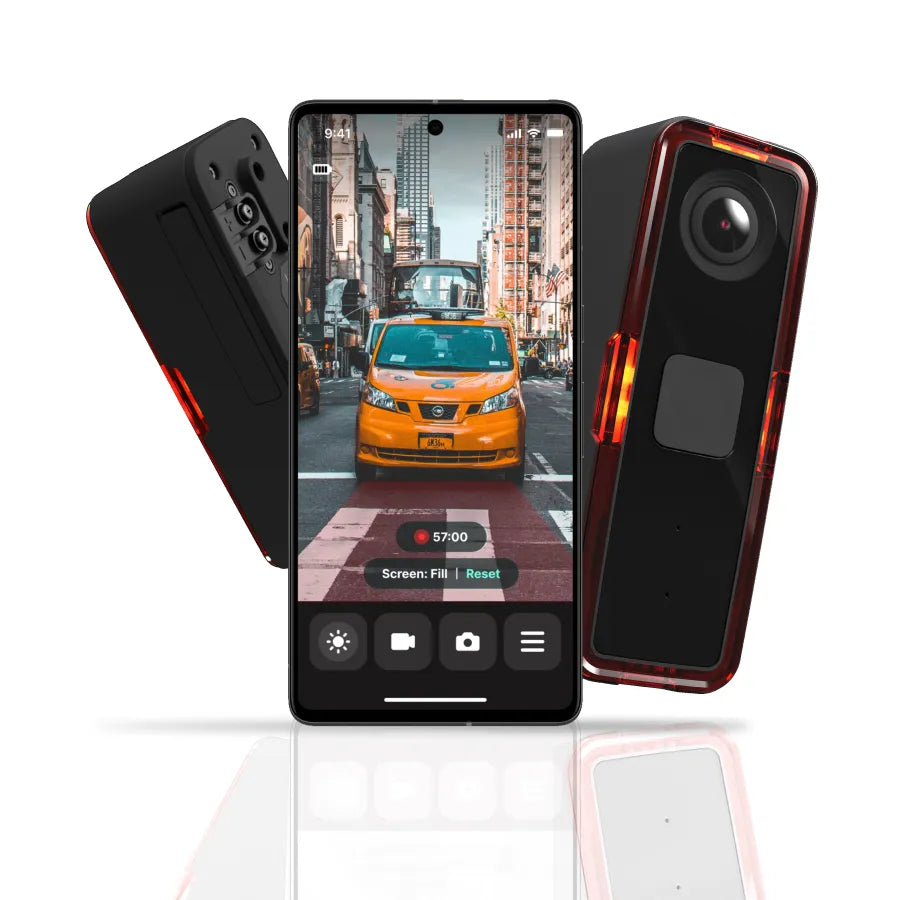 Ai Rear Bike Rear View Camera with Smart Light & AI Alerts – The Beam